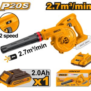 20V Lithium-Ion Blower with Battery